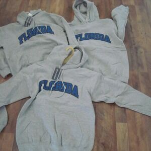 3PC LOT FLORIDA‎ GATORS BUNDLE VINTAGE HOODIE 90S NEW
